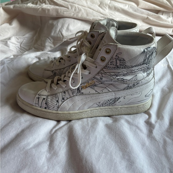Puma x Sophia Chang Brookynite Men’s size 9 Hi Top Sneakers - Picture 1 of 13